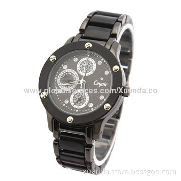 Men's metal watches, promotional project order best select style, very hot sale